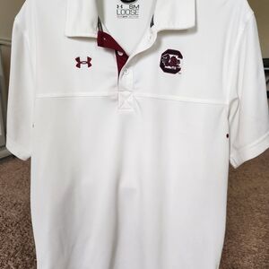 Under Armour White Performance Polo Shirt